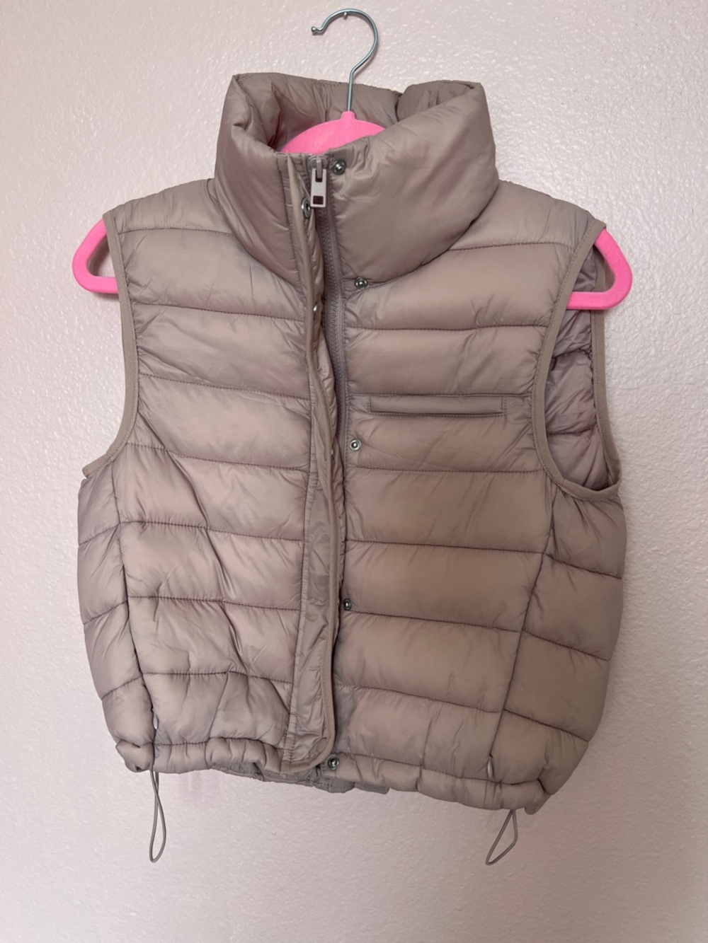 NanaMacs Boutique - Northern Winds Puffer Vest (Pink Powder)